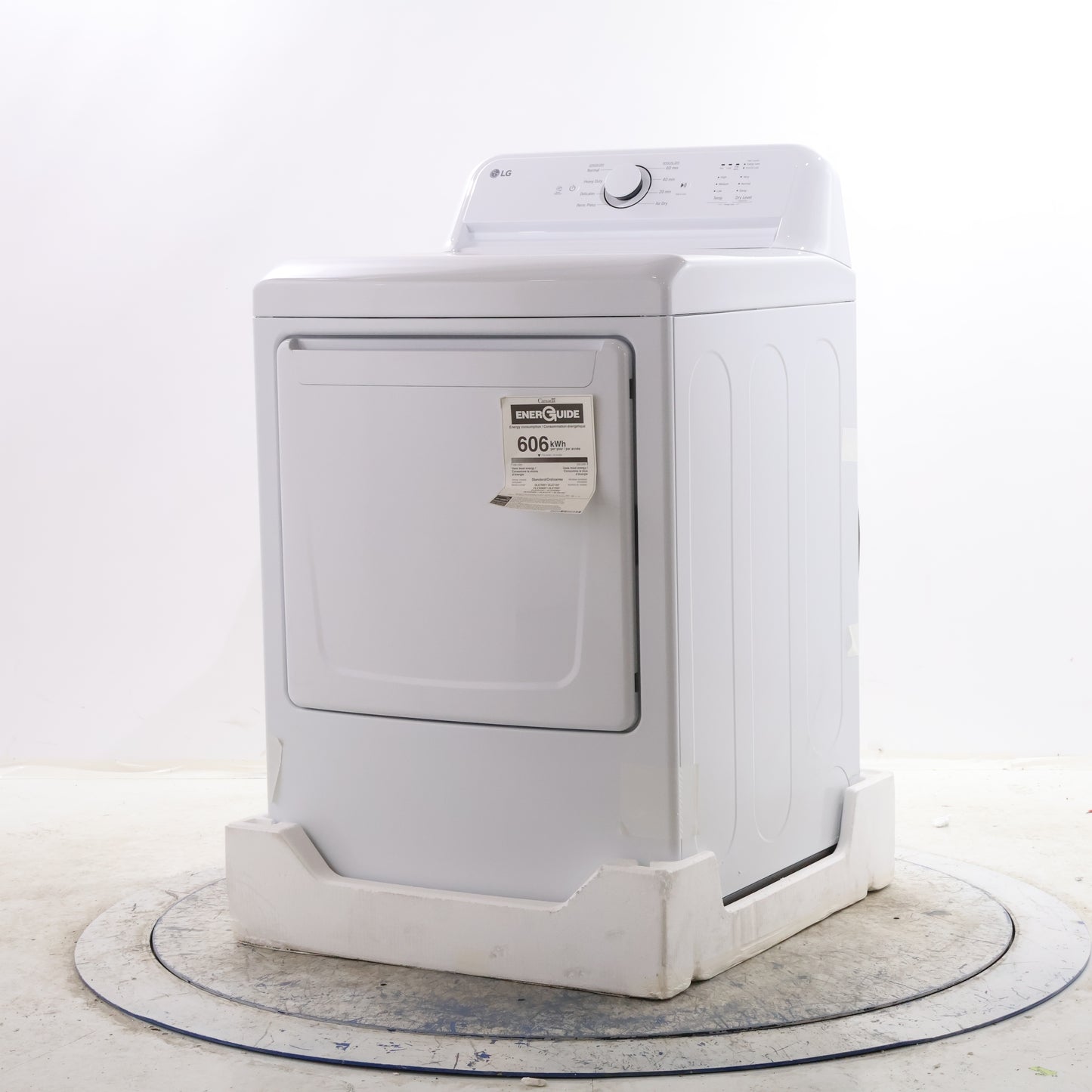 LG 27 INCH ELECTRIC DRYER WITH 7.3 CU. FT. CAPACITY - DLE6100W