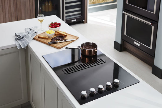 KitchenAid 30 Inch Electric Downdraft Cooktop - KCED600GBL