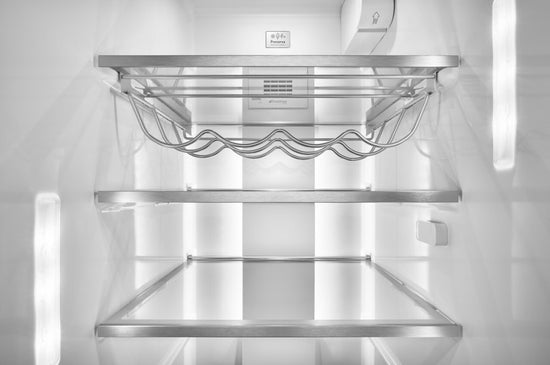 KitchenAid 22.6 cu ft Counter-Depth Side-by-Side Refrigerator - KRSC703HBS