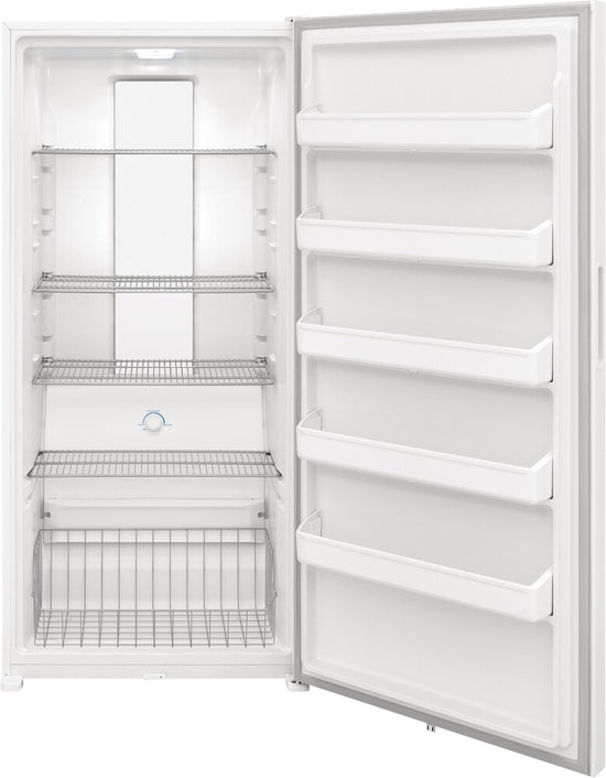 Frigidaire 33 Inch Freestanding Upright Freezer with 20 Cu. Ft. Capacity, White - FFUF2021AW