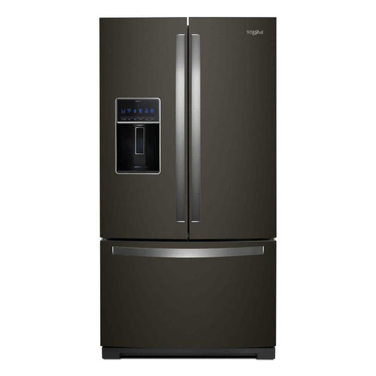 Whirlpool 26.8 cu. ft. French Door Refrigerator, Black Stainless - WRF757SDHV