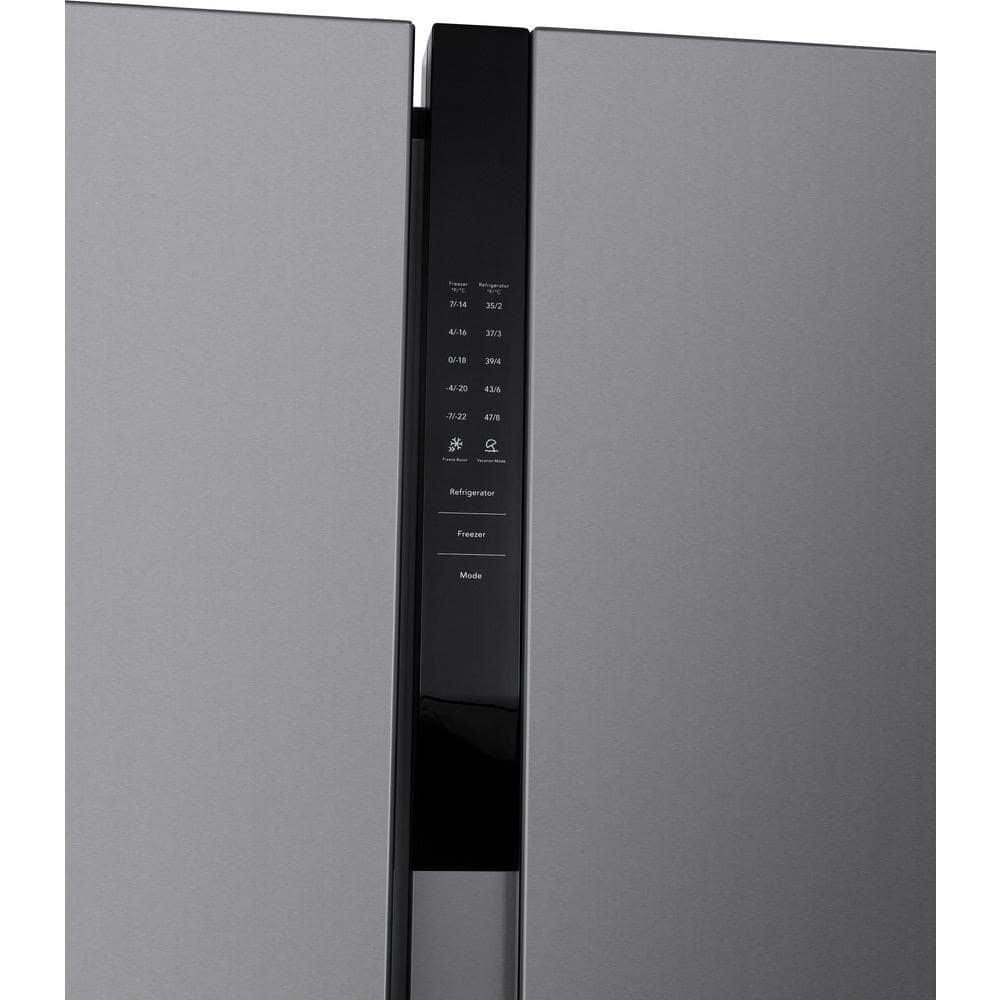 Frigidaire 36 Inch Side-by-Side Refrigerator, Counter Depth, Stainless Look - FRSG2115AV