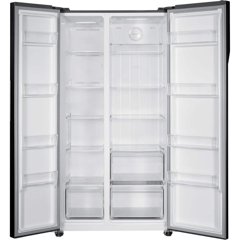 Frigidaire 36 Inch Side-by-Side Refrigerator, Counter Depth, Stainless Look - FRSG2115AV