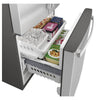 GE 33 Inch 24.8 cu. ft. French Door Refrigerator, Stainless Steel - GNE25DYRKFS