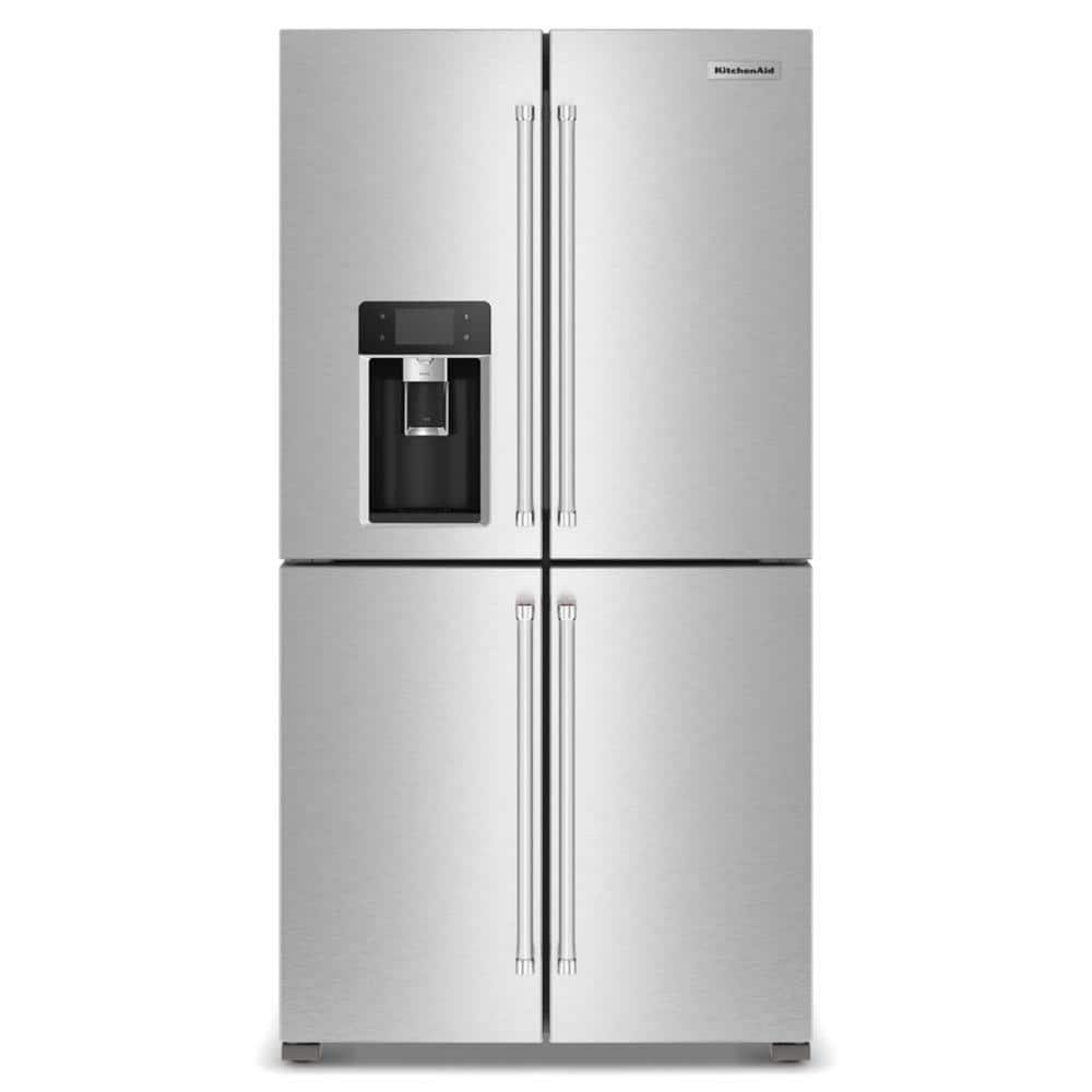 KitchenAid 36 Inch Counter Depth French Door Refrigerator with 19.4 Cu. Ft. Capacity - KRQC736RPS