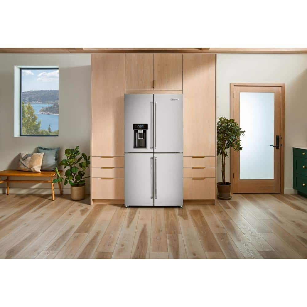 KitchenAid 36 Inch Counter Depth French Door Refrigerator with 19.4 Cu. Ft. Capacity - KRQC736RPS