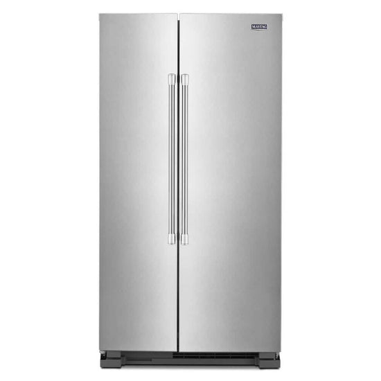 Maytag 36 Inch Side-by-Side Refrigerator with 24.9 cu. ft. Capacity, Fingerprint Resistant Stainless - MSS25N4MKZ
