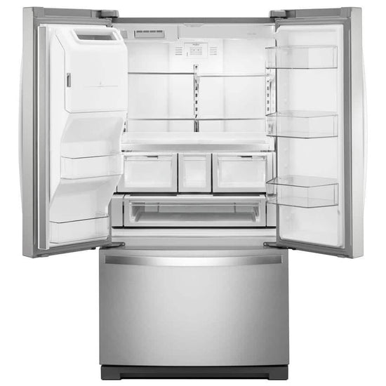 Whirlpool 36 Inch French Door Refrigerator with 26.8 cu. ft. Capacity, Stainless Steel - WRF767SDHZ