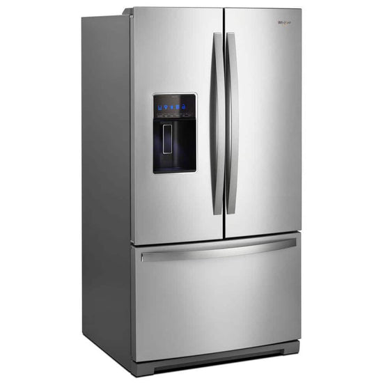 Whirlpool 36 Inch French Door Refrigerator with 26.8 cu. ft. Capacity, Stainless Steel - WRF767SDHZ