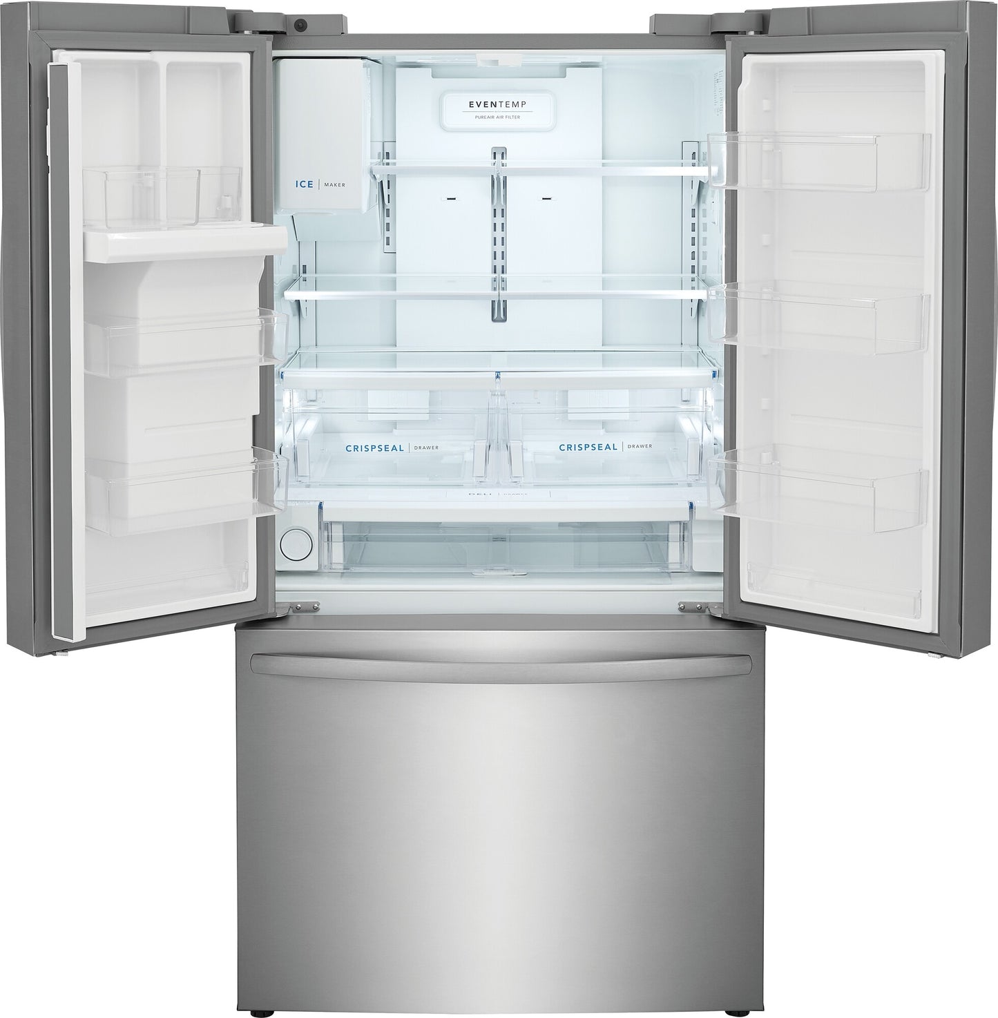 FRIGIDAIRE 36 IN. 22.6 CU FT. STAINLESS STEEL COUNTER-DEPTH FRENCH DOOR REFRIGERATOR - FRFC2323AS