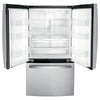 GE 27 cu. ft. French Door Refrigerator with Internal Water Dispenser, Fingerprint Resistant Stainless Steel - GNE27JYMFS