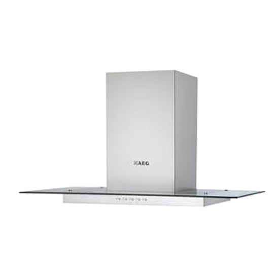 AEG Perfekt Glass Island 36 Inch Island Range Hood - PERFEKT GLASS-36