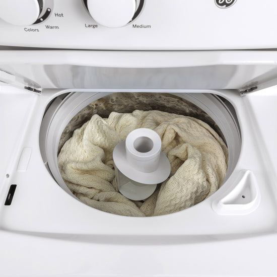GE 27 Inch Electric Laundry Centre, White - GUV27ESMWWW
