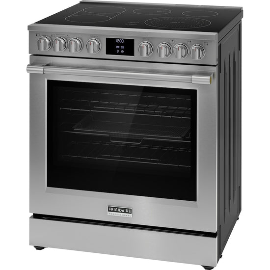 Frigidaire Professional 30 Inch Slide-In Electric Range with Air Fry, Smudge-Proof Stainless - PCFE308CAF