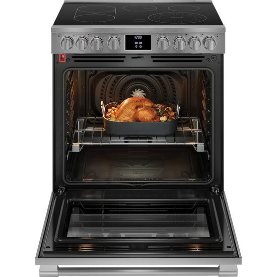 Frigidaire Professional 30 Inch Slide-In Electric Range with Air Fry, Smudge-Proof Stainless - PCFE308CAF