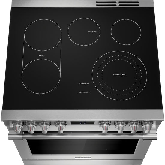 Frigidaire Professional 30 Inch Slide-In Electric Range with Air Fry, Smudge-Proof Stainless - PCFE308CAF