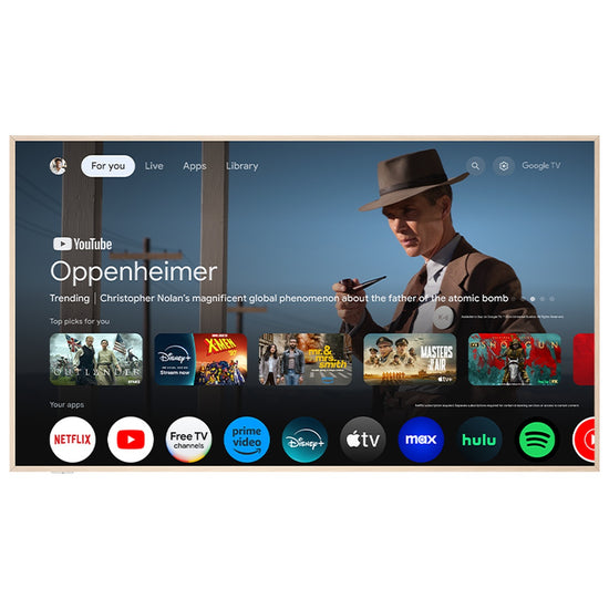 TCL 85 Inch NXTVISION 4K QLED Smart TV with Google TV - 85A300W