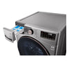 LG 5.2 cu. ft. Smart Front Load Washer with AI and Wi-Fi, Graphite Steel - WM3850HVA