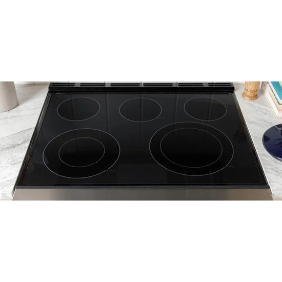 GE 30 Inch Free-Standing Electric Convection Range with No-Preheat Air Fry - JCB840STSS