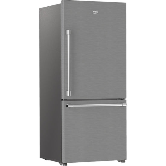 Beko 30 Inch Bottom Freezer Refrigerator with HarvestFresh, Stainless Steel - BFBD30216SS (Ships in 7-10 Days)