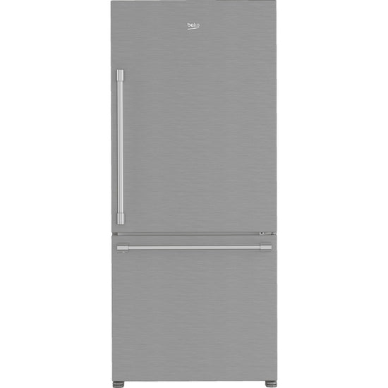 Beko 30 Inch Bottom Freezer Refrigerator with HarvestFresh, Fingerprint-Free Stainless Steel - BFBD30216SSIM (Ships in 7-10 Days)