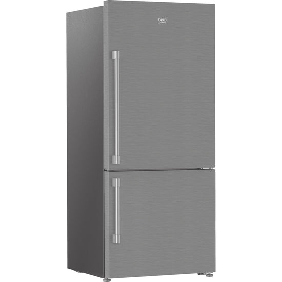 Beko 30 Inch Bottom Freezer Refrigerator, Fingerprint-Free Stainless Steel - BFBF30216SS (Ships in 7-10 Days)