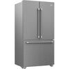 Beko 36 Inch Counter-Depth French Door Refrigerator with 20.5 cu. ft. Capacity, Fingerprint-Free Stainless Steel - BFFD3624ZSS (Ships in 7-10 Days)