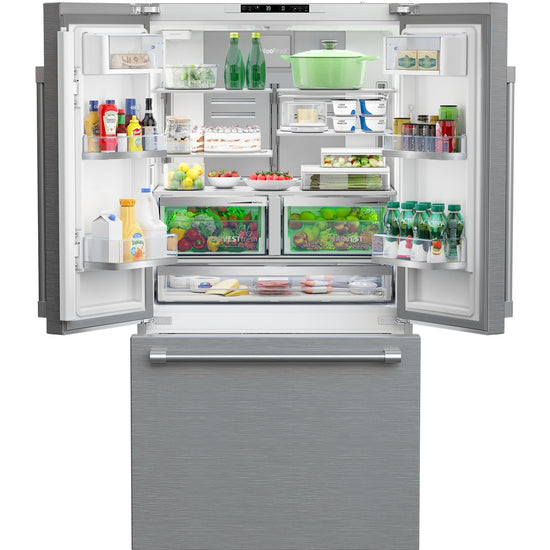 Beko 36 Inch Counter-Depth French Door Refrigerator with 20.5 cu. ft. Capacity, Fingerprint-Free Stainless Steel - BFFD3624ZSS (Ships in 7-10 Days)