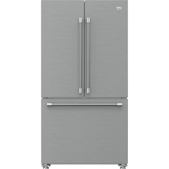 Beko 36 Inch Counter-Depth French Door Refrigerator, Fingerprint-Free Stainless Steel - BFFD3624ZSS2 (Ships in 7-10 Days)