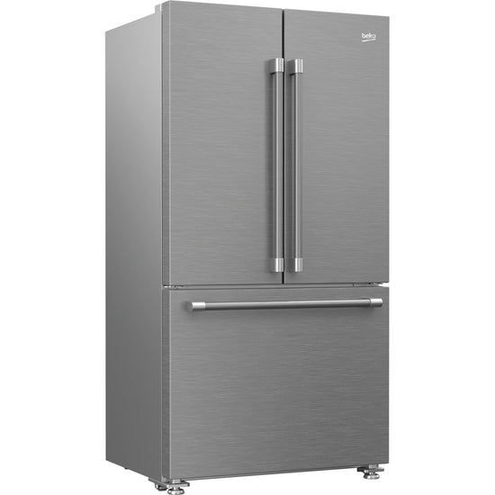 Beko 36 Inch Counter-Depth French Door Refrigerator, Fingerprint-Free Stainless Steel - BFFD3624ZSS2 (Ships in 7-10 Days)