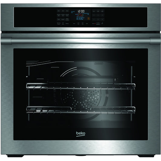 Beko 30 Inch Built-In Single Electric Wall Oven with 5.7 cu. ft. Capacity, Stainless Steel - WOS30100SS (Ships in 7-10 Days)