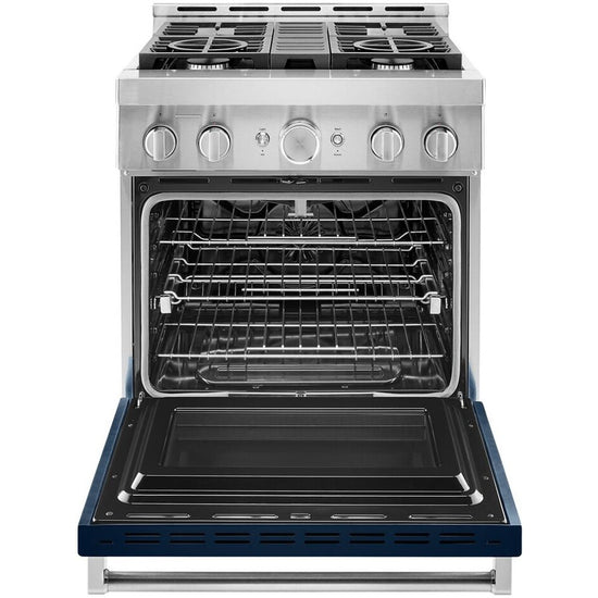 KitchenAid 30 Inch Smart Commercial-Style Gas Range with 4 Burners - KFGC500JIB