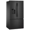 Whirlpool 36 Inch French Door Refrigerator with Exterior Ice & Water Dispenser, Black Stainless - WRFF3536SV