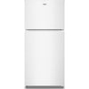 Whirlpool Top Freezer Refrigerator, White - WRTX5419SW