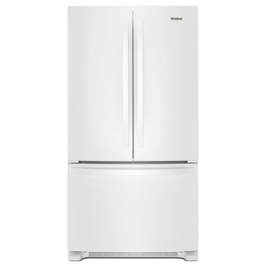 Whirlpool 36-Inch Counter-Depth French Door Refrigerator, White - WRFC2036RW