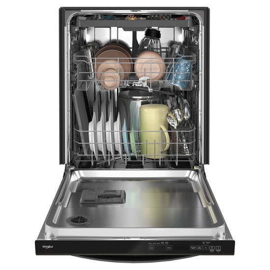 Whirlpool 24 Inch Dishwasher with AI Intelligent Wash, Black Stainless Steel - WDT750SAKV