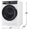 Electrolux 27 Inch Front Load Washer, White - ELFW7738AW