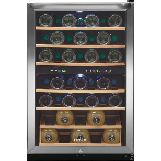 Frigidaire 38 Bottle Two-Zone Wine Cooler - FFWC3822QS