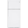GE 30 Inch Top-Freezer Refrigerator, White - GTE18FTLKWW