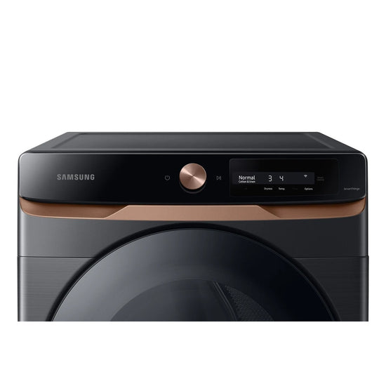 Samsung 27 Inch 7.5 Cu. Ft. Electric Dryer with Super Speed, Black - DVE46BG6500VAC