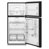 Whirlpool 29.5 Inch Wide Top Freezer Refrigerator with 19.3 Cu. Ft. Capacity, Black - WRTX5419SB