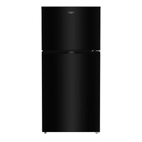 Whirlpool 30-in Top-Freezer Refrigerator with 19.3 cu. ft. Capacity, Black - WRTX5419SB