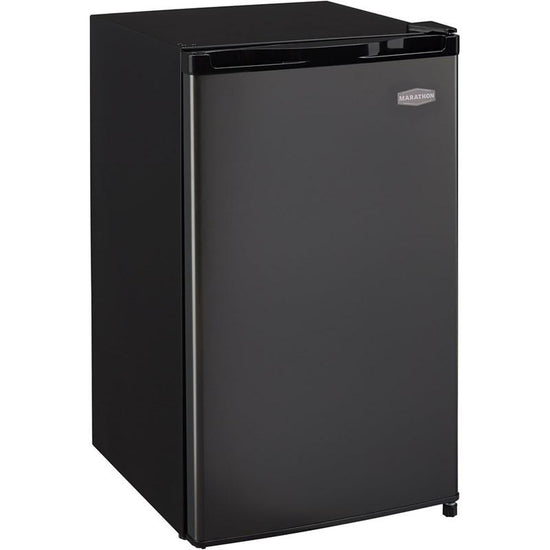 Marathon 4.5 cu. ft. Freestanding Compact Refrigerator, Black Stainless - MAR45BLS-1