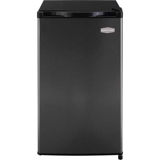 Marathon 4.5 cu. ft. Freestanding Compact Refrigerator, Black Stainless - MAR45BLS-1