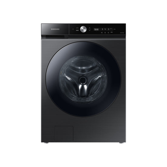 Samsung Bespoke 5.3 Cu. Ft. Front Load Washer with AI Smart Dial, Brushed Black - WF53BB8700AVUS