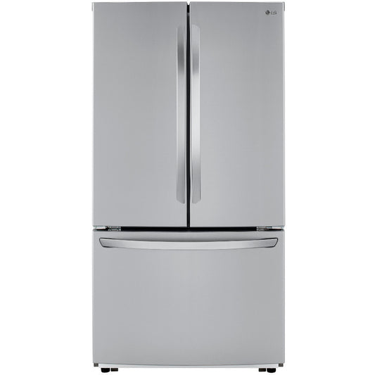 LG 36 Inch Counter Depth French Door Refrigerator with 22.8 cu. ft. Capacity, PrintProof Stainless Steel - LFCC22426S