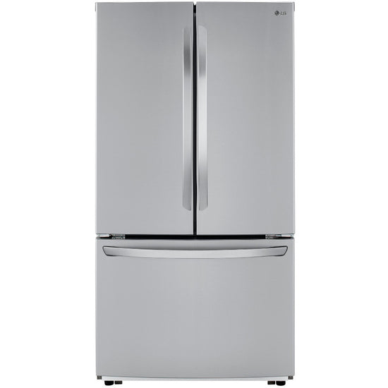 LG 36 Inch Counter Depth French Door Refrigerator with 22.8 cu. ft. Capacity, PrintProof Stainless Steel - LFCC22426S