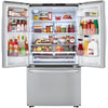 LG 36 Inch Counter Depth French Door Refrigerator with 22.8 cu. ft. Capacity, PrintProof Stainless Steel - LFCC22426S