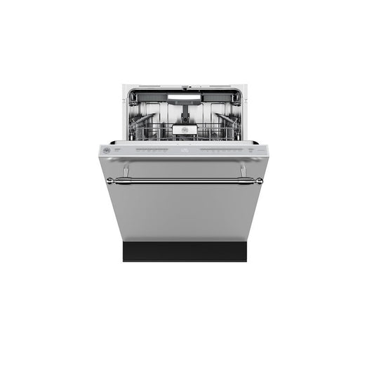 Bertazzoni 24 Inch Fully Integrated Built-In Dishwasher, Stainless Steel Panel - DW24T3IXV