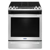 Maytag 30 Inch Slide-In Gas Range with True Convection, Fingerprint Resistant Stainless Steel - MGS8800FZ
